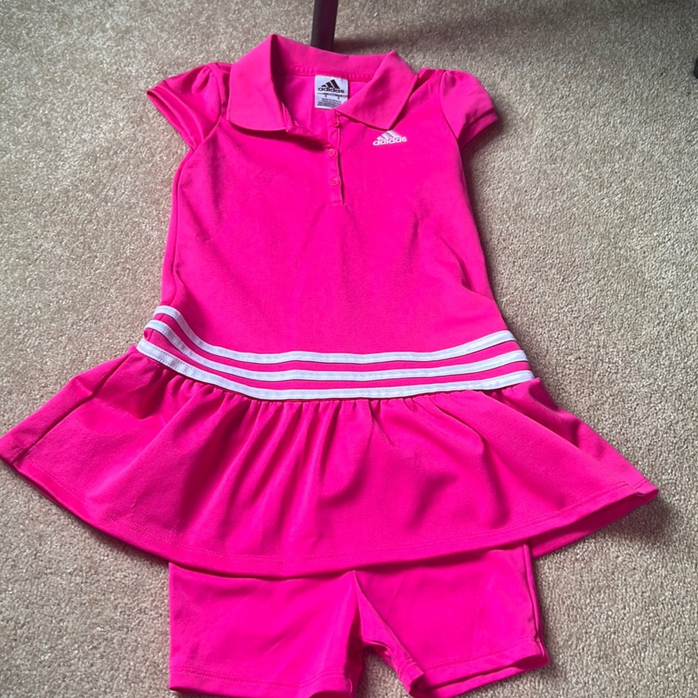 Adidas tennis or summer sport outfit with shorts